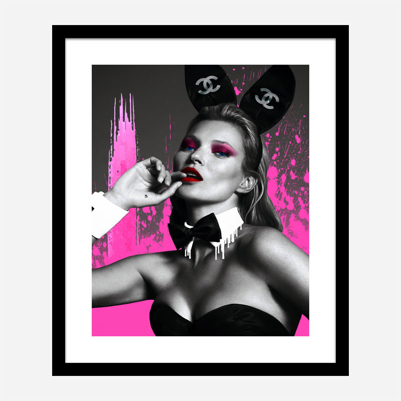 Kate Moss Chanel Fashion Art Print Kate Moss Chanel Fashion Art Print
