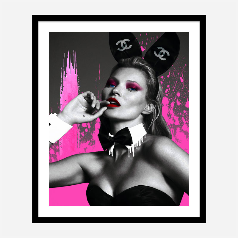 Kate Moss Chanel Fashion Art Print Kate Moss Chanel Fashion Art Print