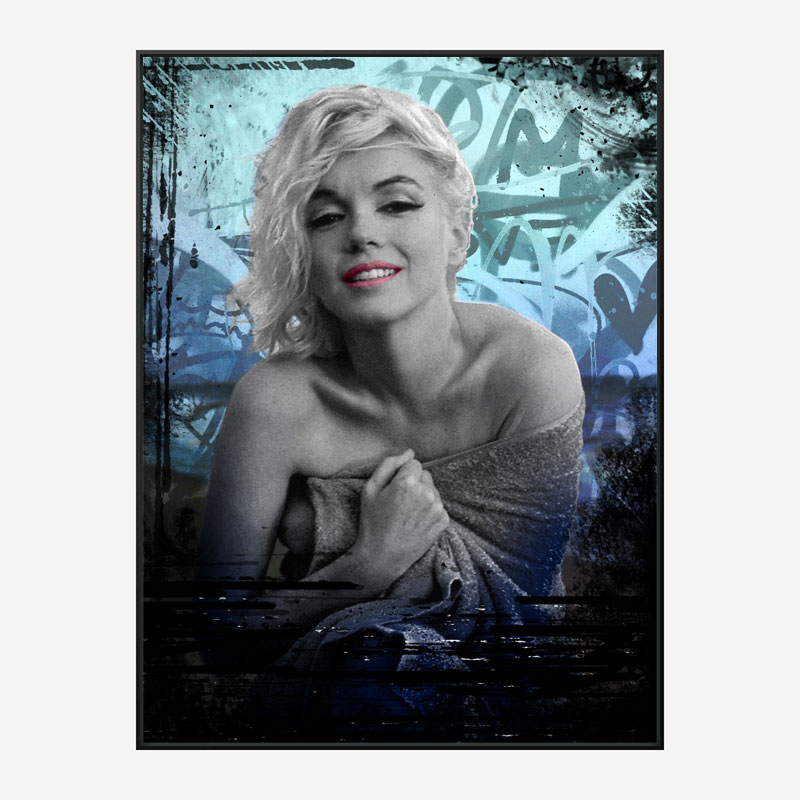 Marilyn Monroe Blue Art Print Marilyn Monroe Blue Art Print