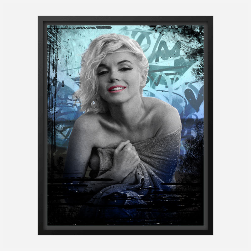 Marilyn Monroe Blue Art Print Marilyn Monroe Blue Art Print