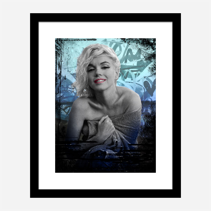 Marilyn Monroe Blue Art Print Marilyn Monroe Blue Art Print