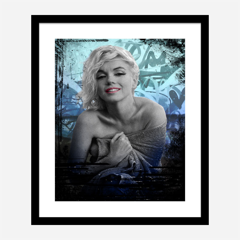 Marilyn Monroe Blue Art Print Marilyn Monroe Blue Art Print