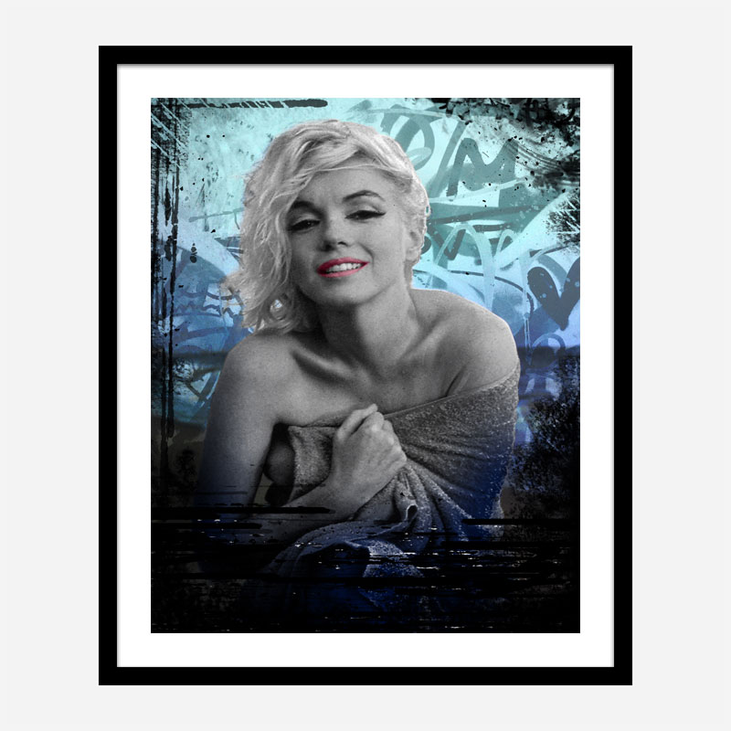 Marilyn Monroe Blue Art Print Marilyn Monroe Blue Art Print