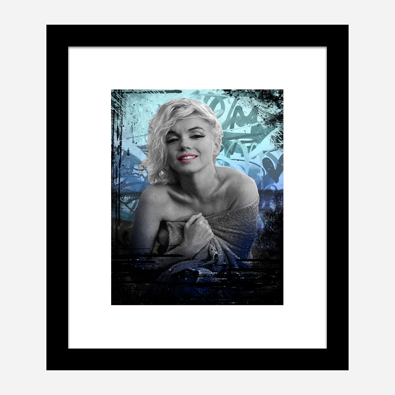 Marilyn Monroe Blue Art Print Marilyn Monroe Blue Art Print