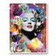 Marilyn Monroe Flowers Pop Art Print Marilyn Monroe Flowers Pop Art Print