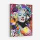 Marilyn Monroe Flowers Pop Art Print Marilyn Monroe Flowers Pop Art Print