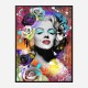 Marilyn Monroe Flowers Pop Art Print Marilyn Monroe Flowers Pop Art Print
