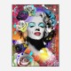 Marilyn Monroe Flowers Pop Art Print Marilyn Monroe Flowers Pop Art Print