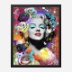 Marilyn Monroe Flowers Pop Art Print Marilyn Monroe Flowers Pop Art Print