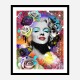 Marilyn Monroe Flowers Pop Art Print Marilyn Monroe Flowers Pop Art Print
