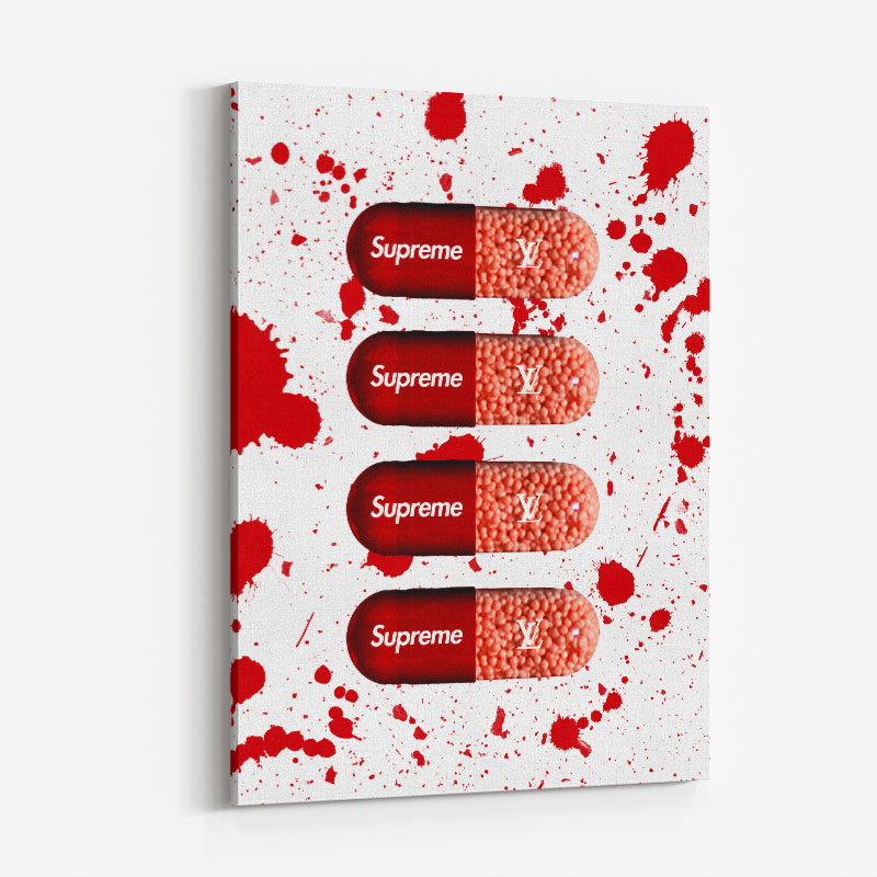 Supreme Pills Art Print Supreme Pills Art Print