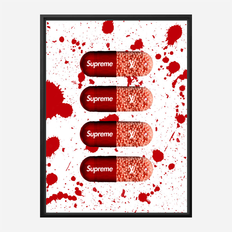 Supreme Pills Art Print Supreme Pills Art Print