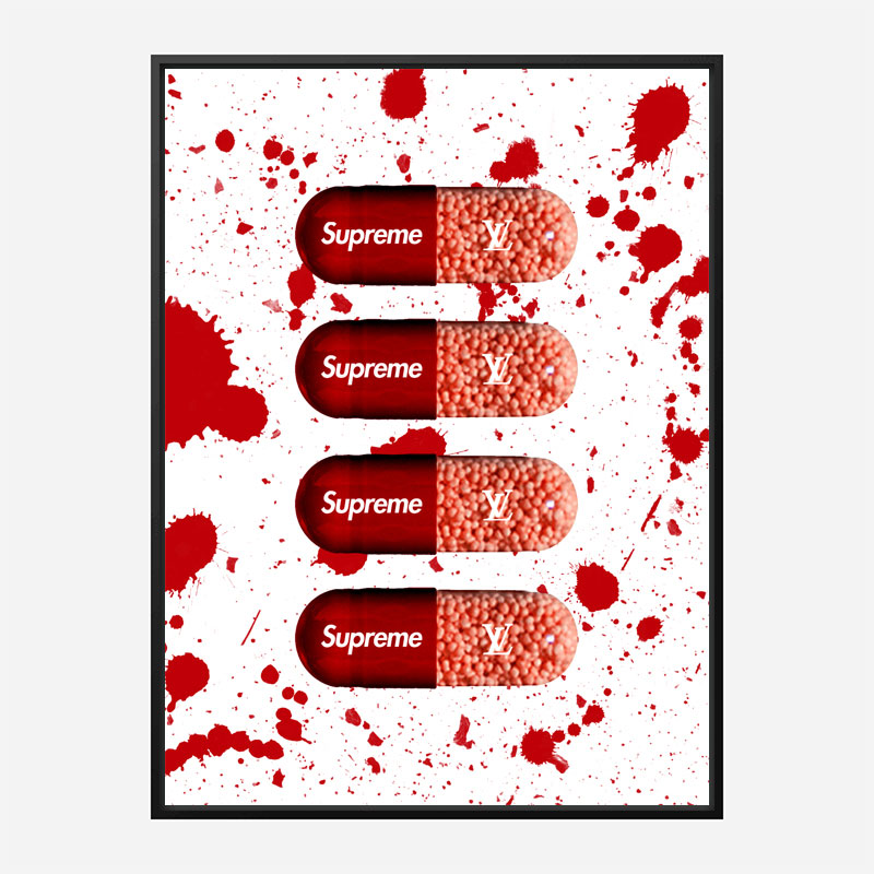 Supreme Pills Art Print Supreme Pills Art Print