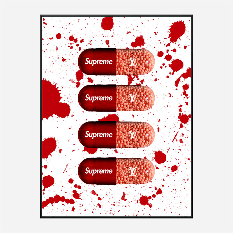 Supreme Pills Art Print Supreme Pills Art Print