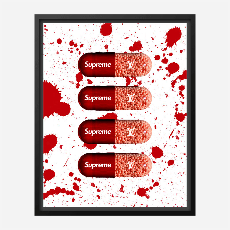 Supreme Pills Art Print Supreme Pills Art Print