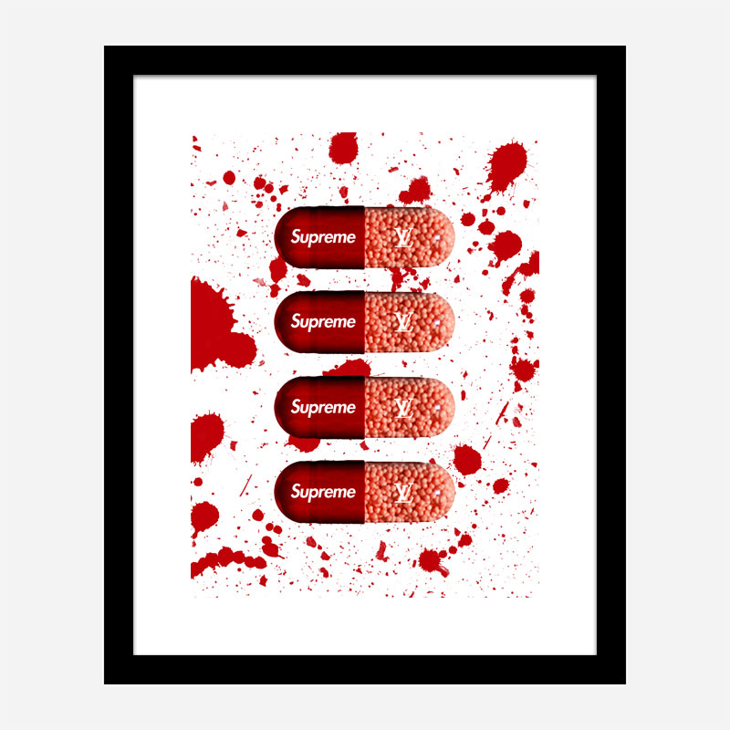 Supreme Pills Art Print Supreme Pills Art Print