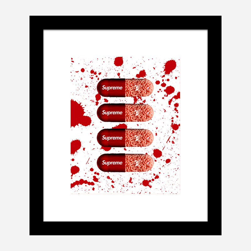 Supreme Pills Art Print Supreme Pills Art Print