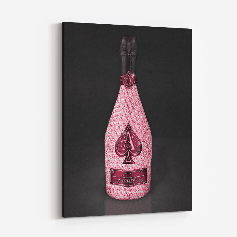 Diamond Rose Ace Of Spades Champagne Art Print Diamond Rose Ace Of Spades Champagne Art Print