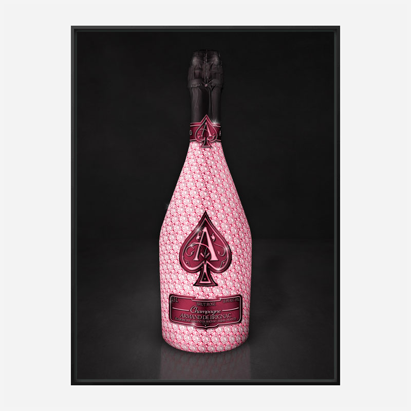 Diamond Rose Ace Of Spades Champagne Art Print Diamond Rose Ace Of Spades Champagne Art Print