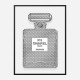 Chanel No5 Diamond Encrusted Perfume Bottle Art Print Chanel No5 Diamond Encrusted Perfume Bottle Art Print
