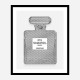Chanel No5 Diamond Encrusted Perfume Bottle Art Print Chanel No5 Diamond Encrusted Perfume Bottle Art Print
