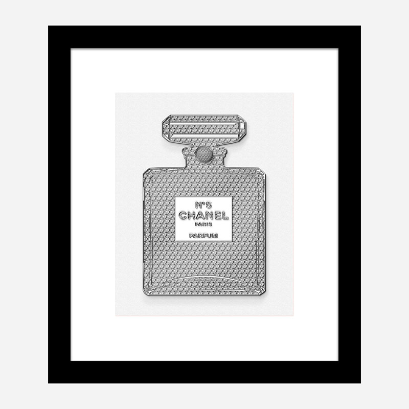 Chanel No5 Diamond Encrusted Perfume Bottle Art Print