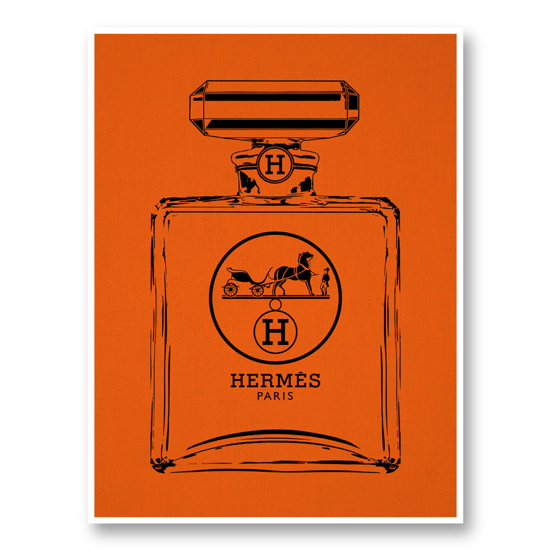 Hermes Perfume Bottle Art Print Hermes Perfume Bottle Art Print