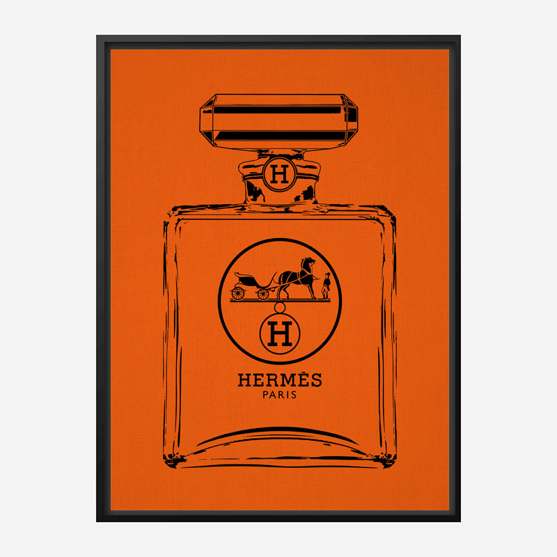 Hermes Perfume Bottle Art Print Hermes Perfume Bottle Art Print