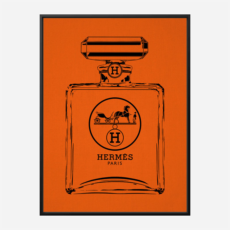 Hermes Perfume Bottle Art Print Hermes Perfume Bottle Art Print