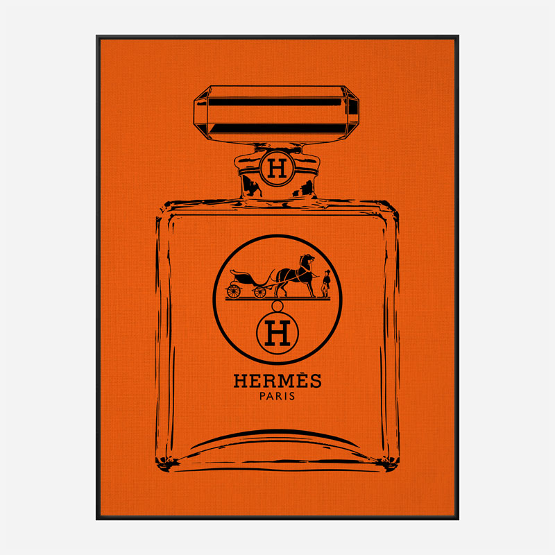 Hermes Perfume Bottle Art Print Hermes Perfume Bottle Art Print