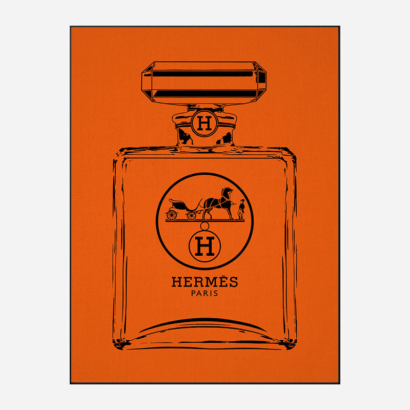 Hermes Perfume Bottle Art Print Hermes Perfume Bottle Art Print