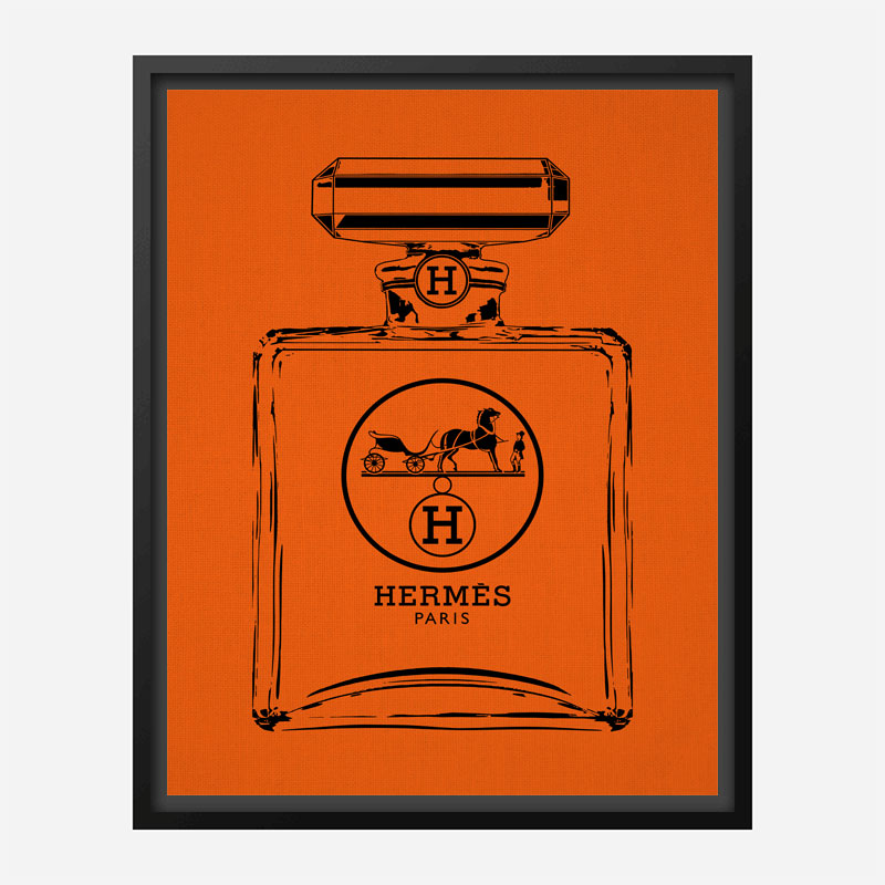 Hermes Perfume Bottle Art Print Hermes Perfume Bottle Art Print