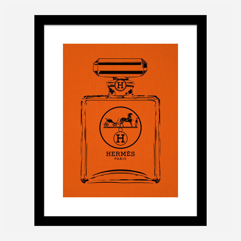 Hermes Perfume Bottle Art Print Hermes Perfume Bottle Art Print