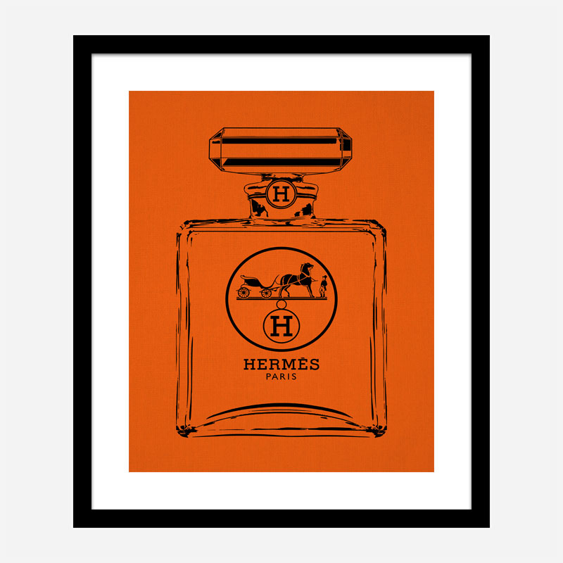 Hermes Perfume Bottle Art Print Hermes Perfume Bottle Art Print