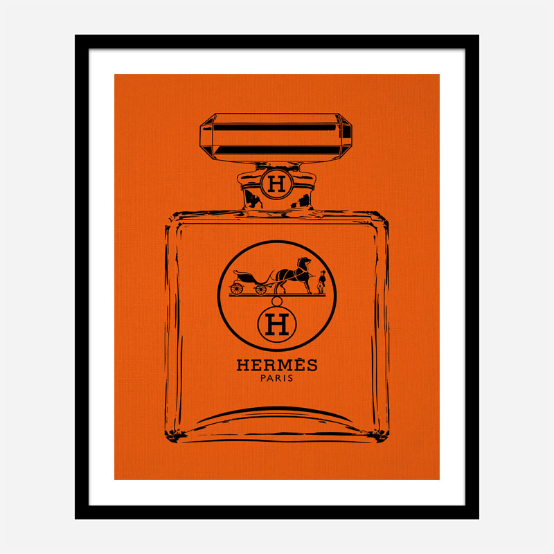Hermes Perfume Bottle Art Print Hermes Perfume Bottle Art Print
