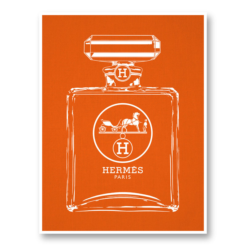 Hermes Perfume Bottle Art Print Hermes Perfume Bottle Art Print