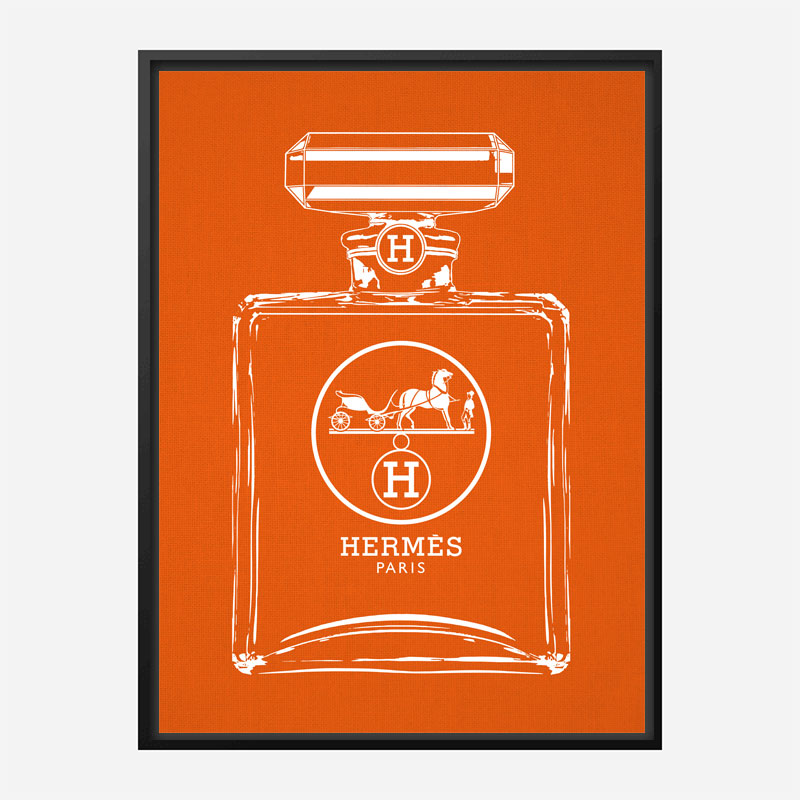 Hermes Perfume Bottle Art Print Hermes Perfume Bottle Art Print
