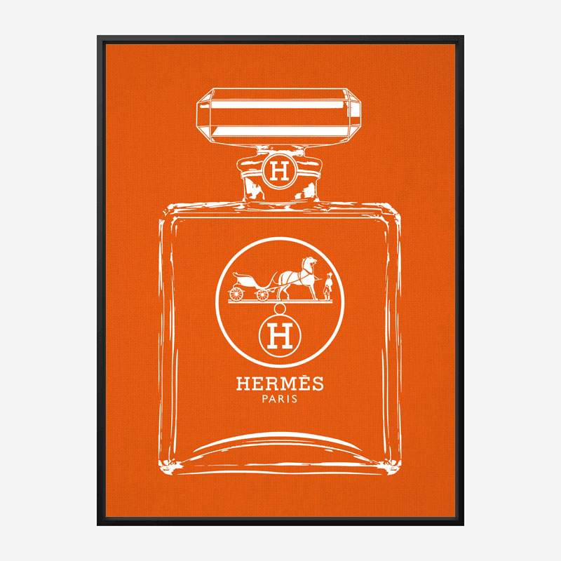 Hermes Perfume Bottle Art Print Hermes Perfume Bottle Art Print