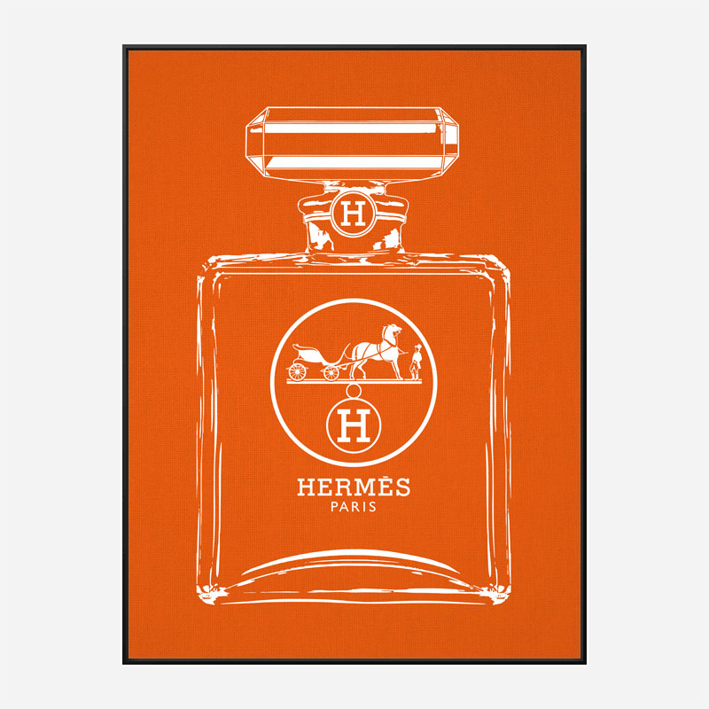 Hermes Perfume Bottle Art Print Hermes Perfume Bottle Art Print