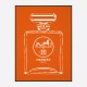 Hermes Perfume Bottle Art Print Hermes Perfume Bottle Art Print