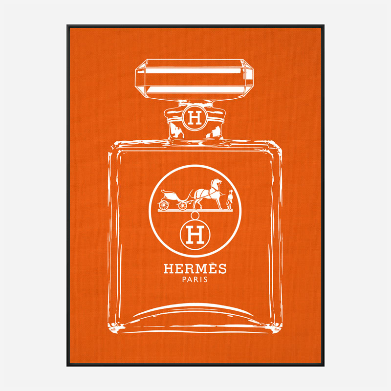 Hermes Perfume Bottle Art Print Hermes Perfume Bottle Art Print