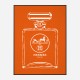 Hermes Perfume Bottle Art Print Hermes Perfume Bottle Art Print