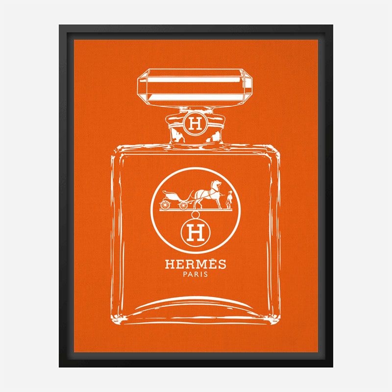 Hermes Perfume Bottle Art Print Hermes Perfume Bottle Art Print