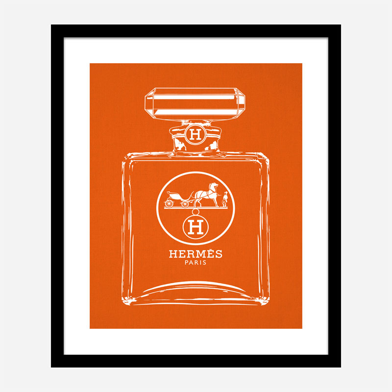 Hermes Perfume Bottle Art Print Hermes Perfume Bottle Art Print