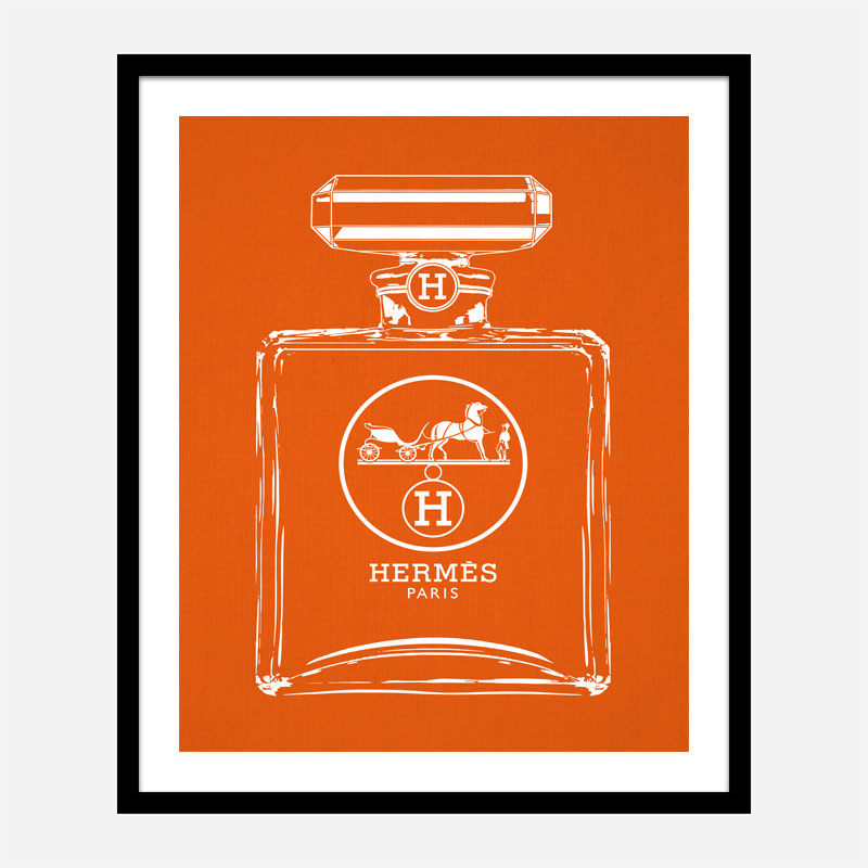 Hermes Perfume Bottle Art Print Hermes Perfume Bottle Art Print