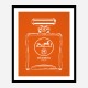 Hermes Perfume Bottle Art Print Hermes Perfume Bottle Art Print