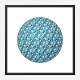 Diamond Ball Blue Art Print Diamond Ball Blue Art Print