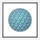 Diamond Ball Blue Art Print Diamond Ball Blue Art Print