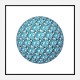 Diamond Ball Blue Art Print Diamond Ball Blue Art Print