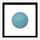 Diamond Ball Blue Art Print Diamond Ball Blue Art Print